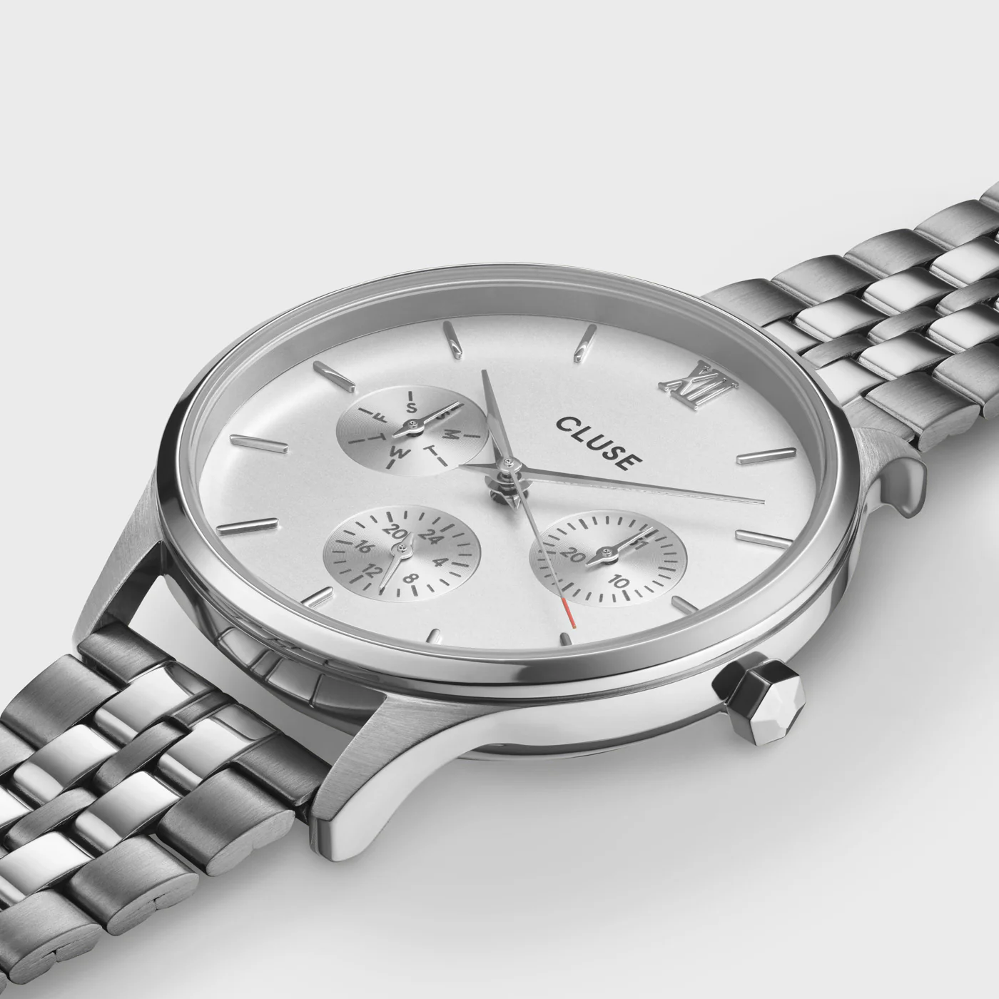 Minuit Multifunction Watch Steel, Full Silver Colour - Image 3