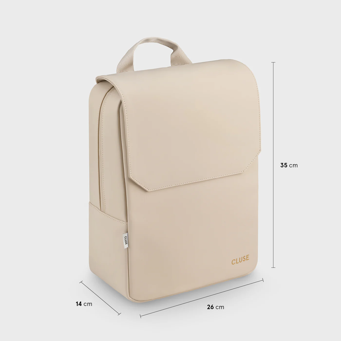 Nuitée Backpack, Beige, Gold Colour - Image 6