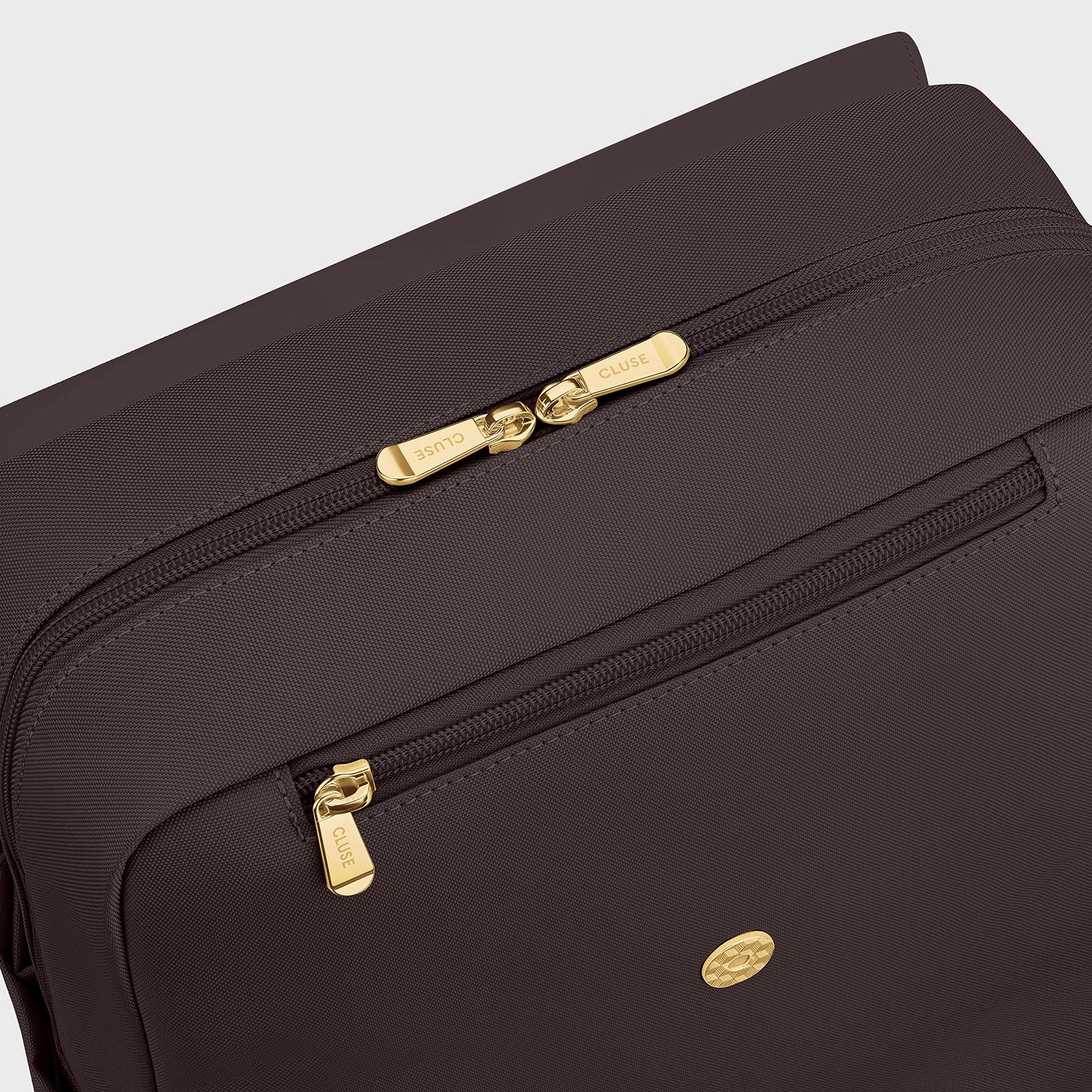 Nuitée Backpack, Dark Brown, Gold Colour - Image 3