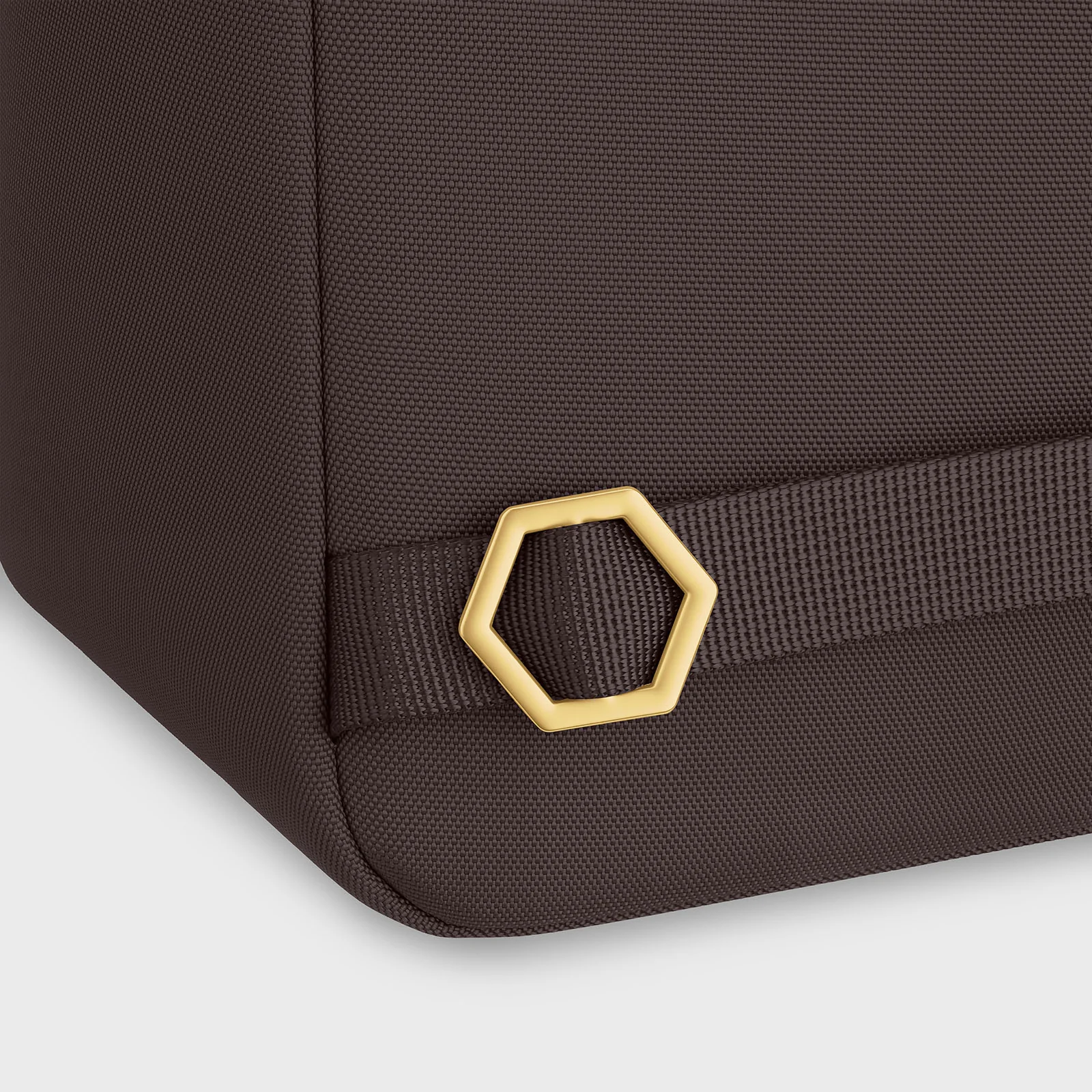 Nuitée Backpack, Dark Brown, Gold Colour - Image 4