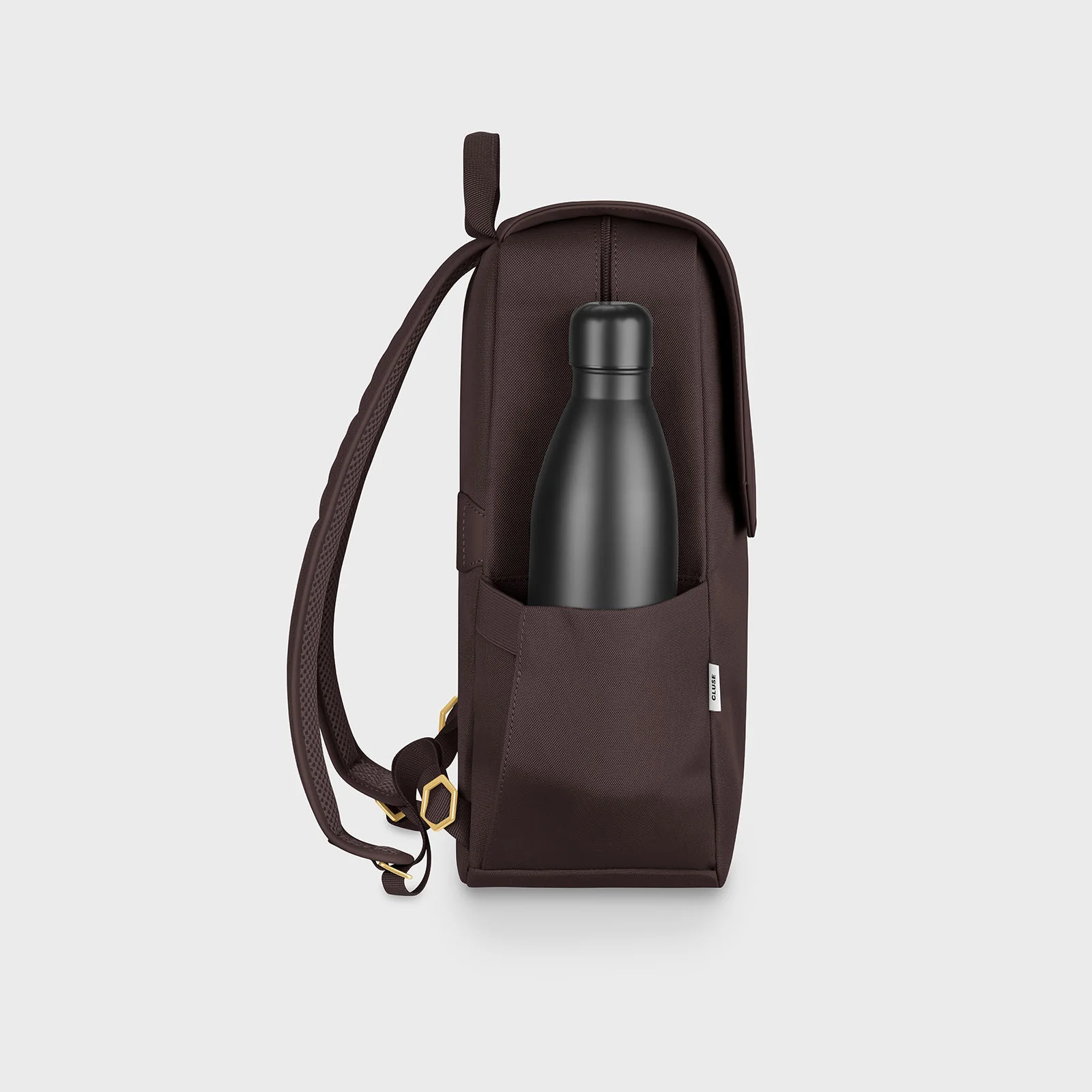 Nuitée Backpack, Dark Brown, Gold Colour - Image 6