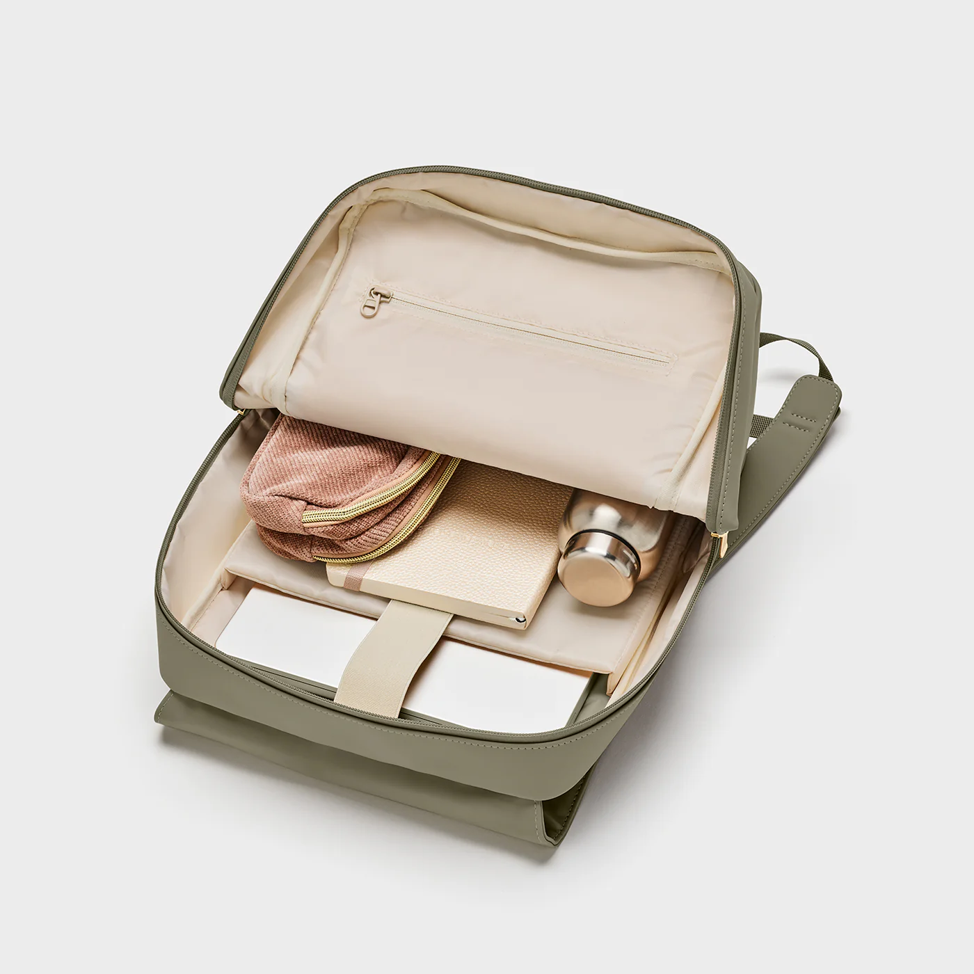 Nuitée Backpack, Light Green, Gold Colour - Image 5