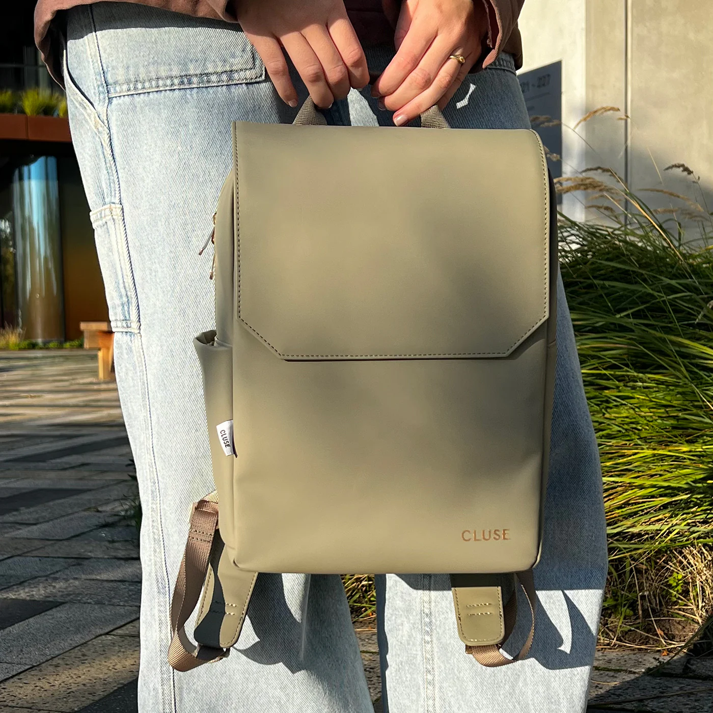 Nuitée Backpack, Light Green, Gold Colour - Image 7
