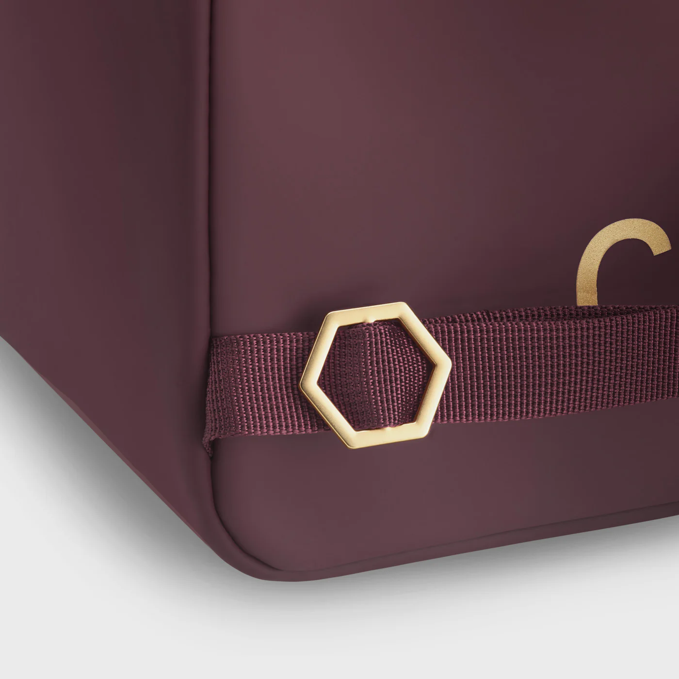 Nuitée Backpack, Plum, Gold Colour - Image 4