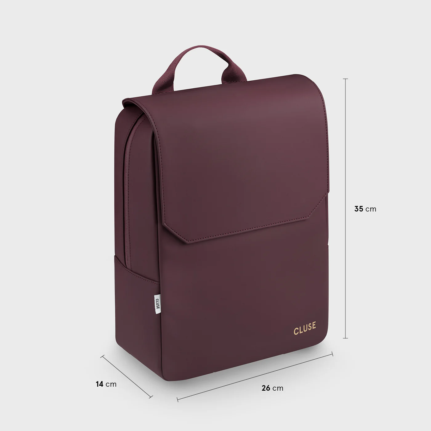 Nuitée Backpack, Plum, Gold Colour - Image 6