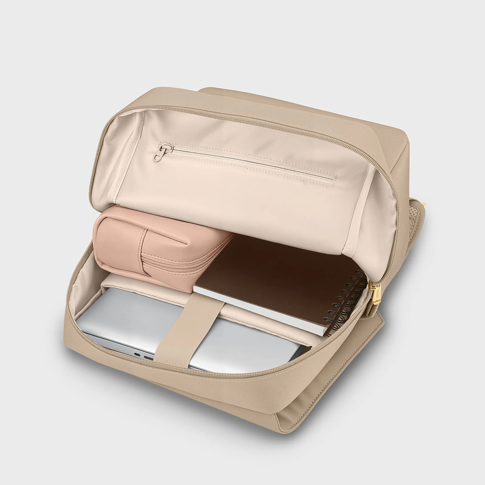 Nuitée Backpack, Sand, Gold Colour - Image 5