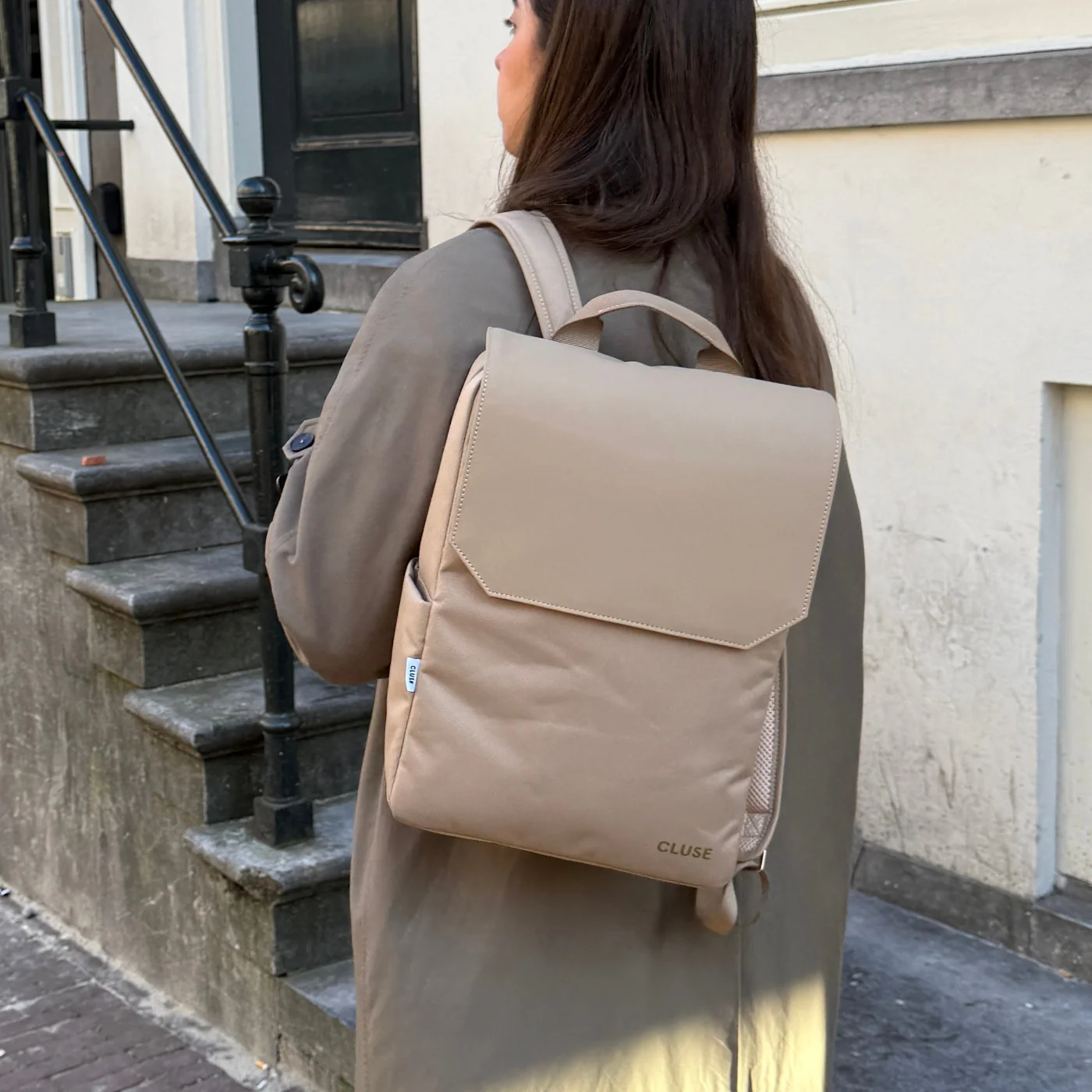 Nuitée Backpack, Sand, Gold Colour - Image 8