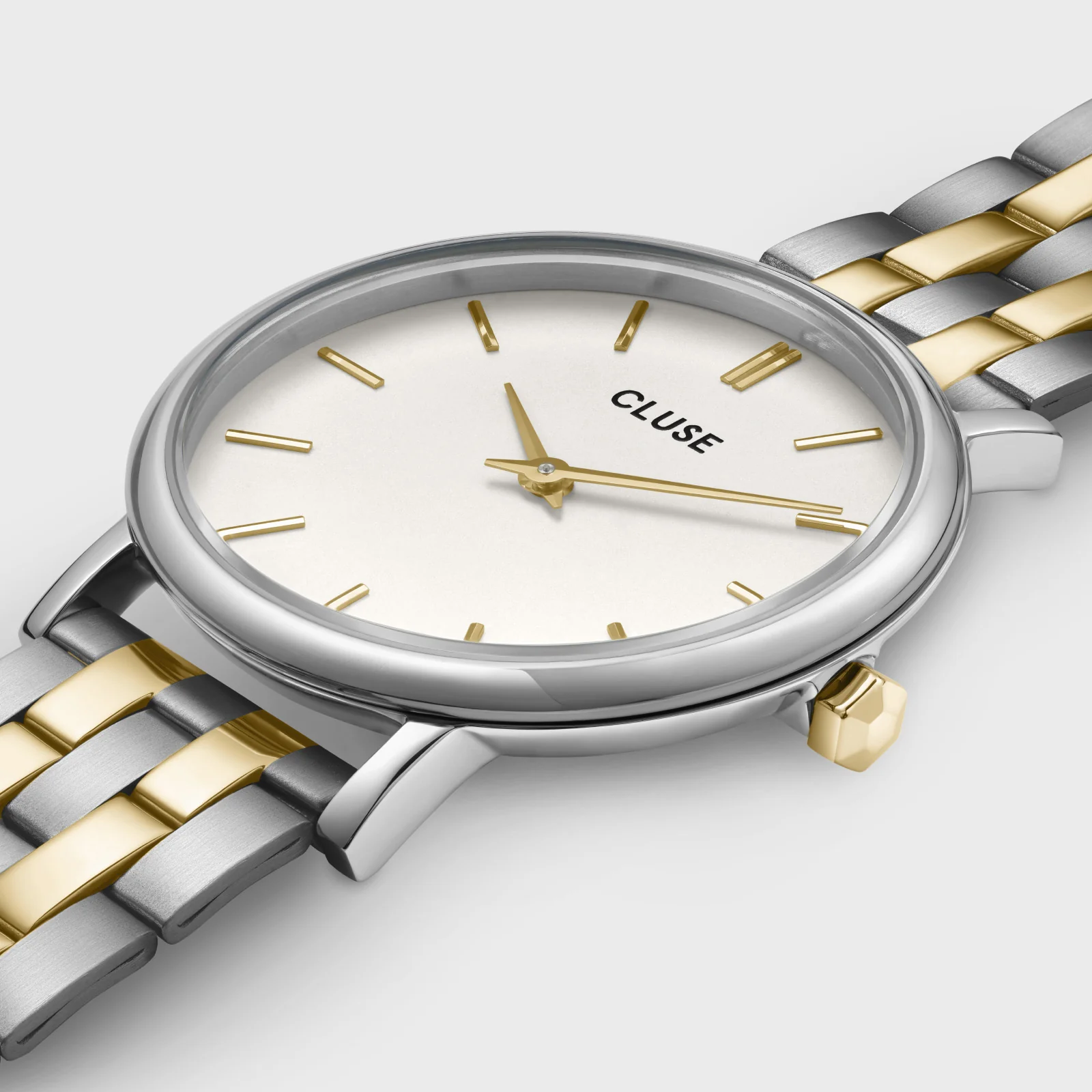 Pavane Petite 2.0 Watch Steel, Coconut Milk, Two-Tone - Image 3