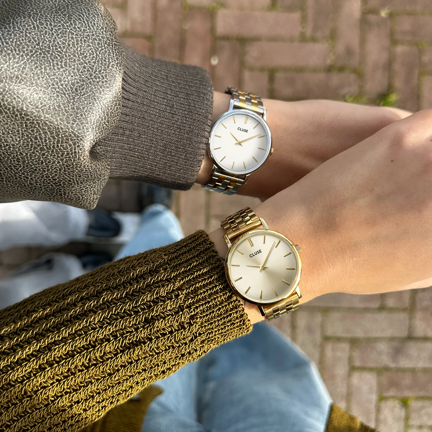 Pavane Petite 2.0 Watch Steel, Coconut Milk, Two-Tone - Image 6