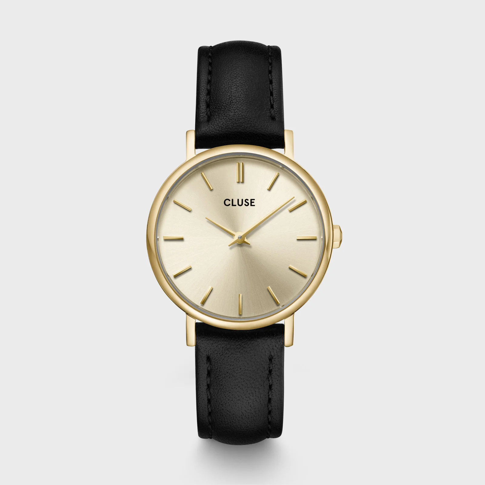 Gift Box Pavane Petite 2.0 Watch Steel, Gold Colour & Black Leather Strap - Image 5