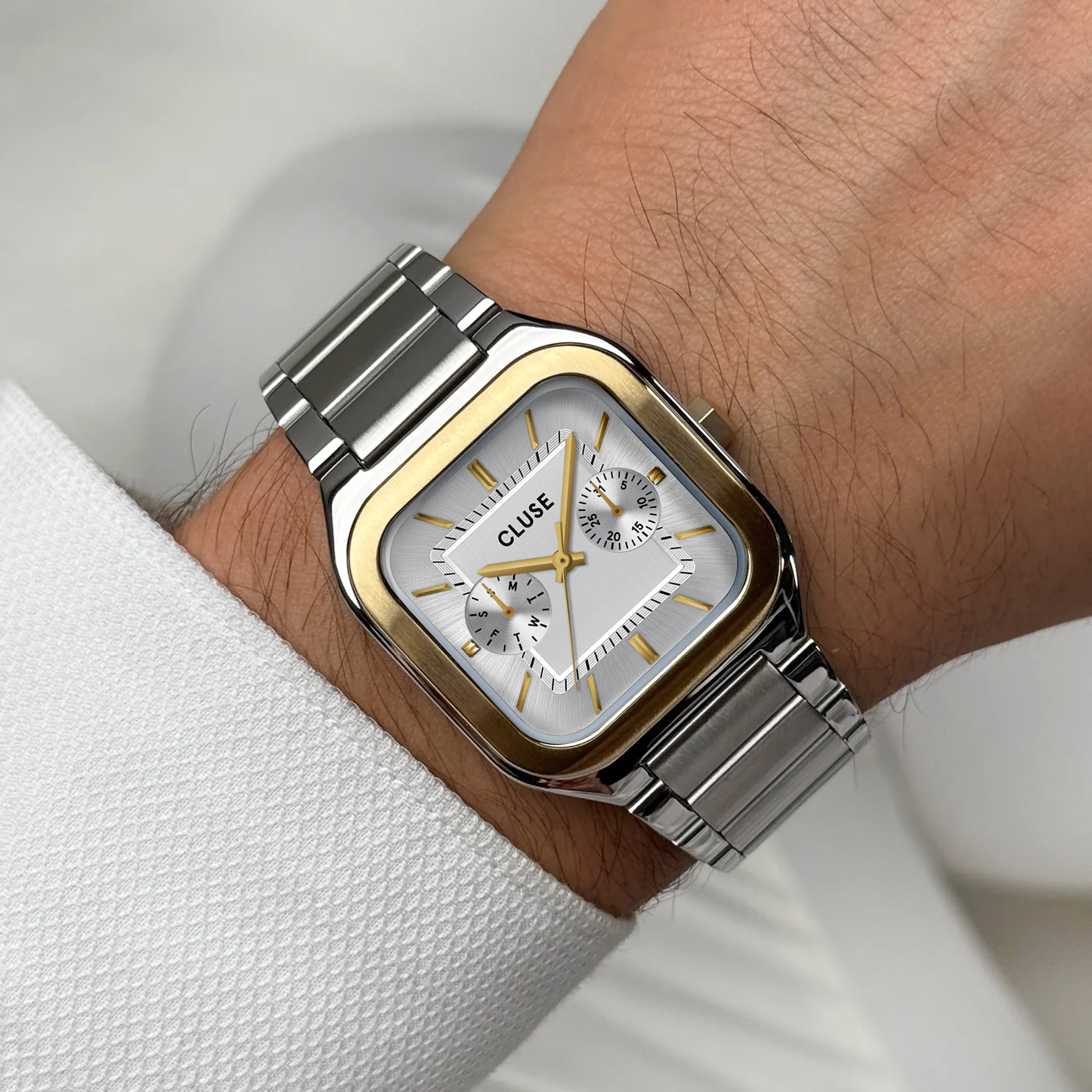 Quadrus Multifunction Watch Steel, Silver, Two Tone - Image 2