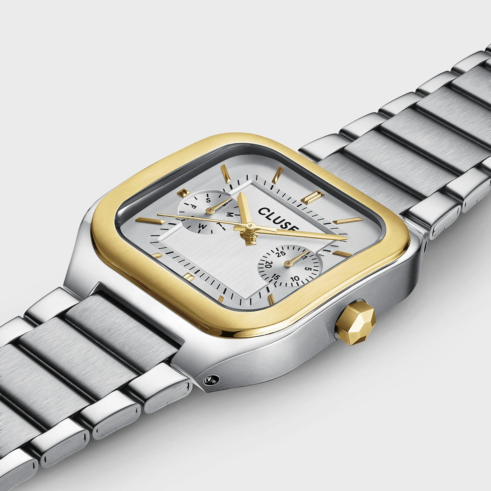 Quadrus Multifunction Watch Steel, Silver, Two Tone - Image 3