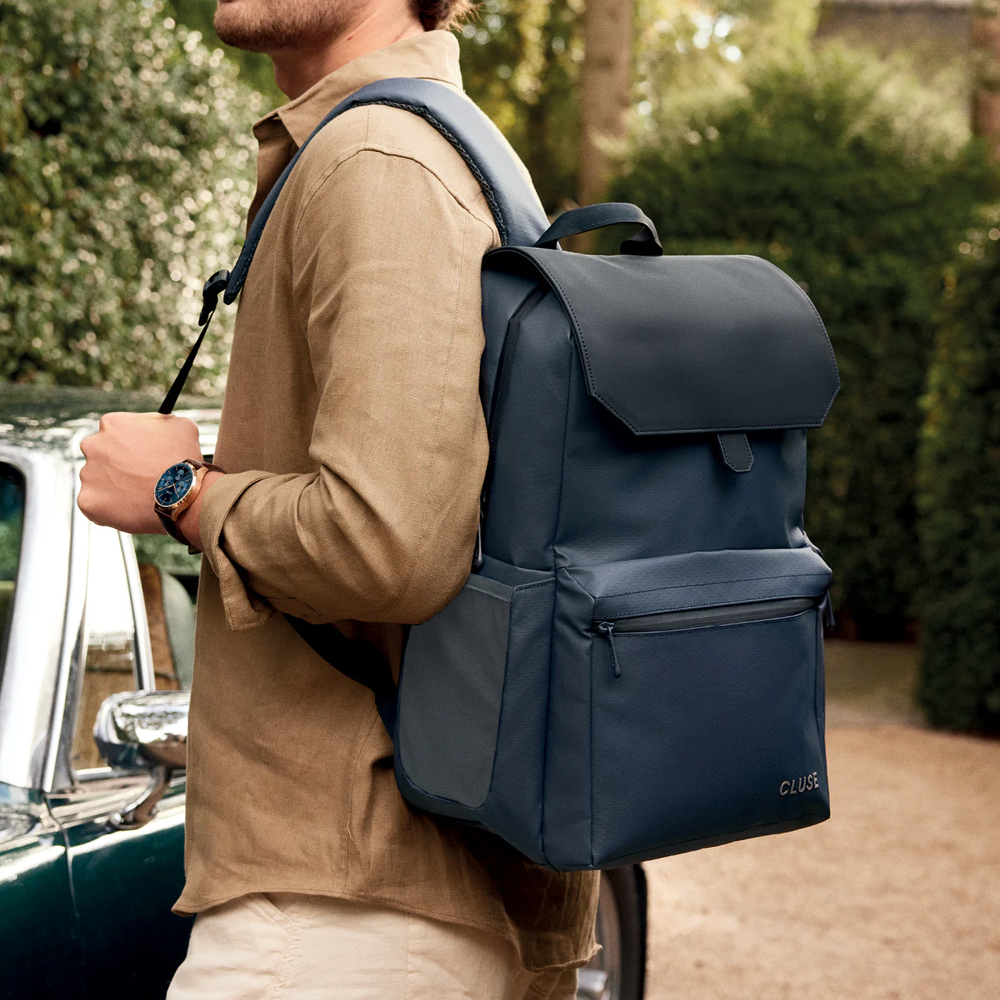 Royale Backpack, Navy Blue Colour - Image 7