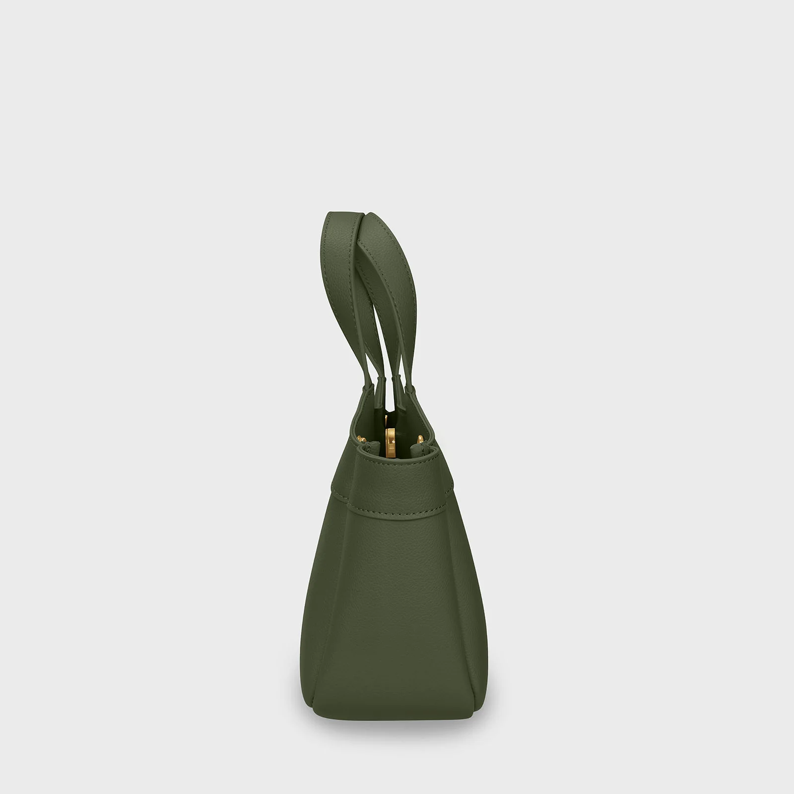 Tote Bag Mini, Dark Olive Colour - Image 3