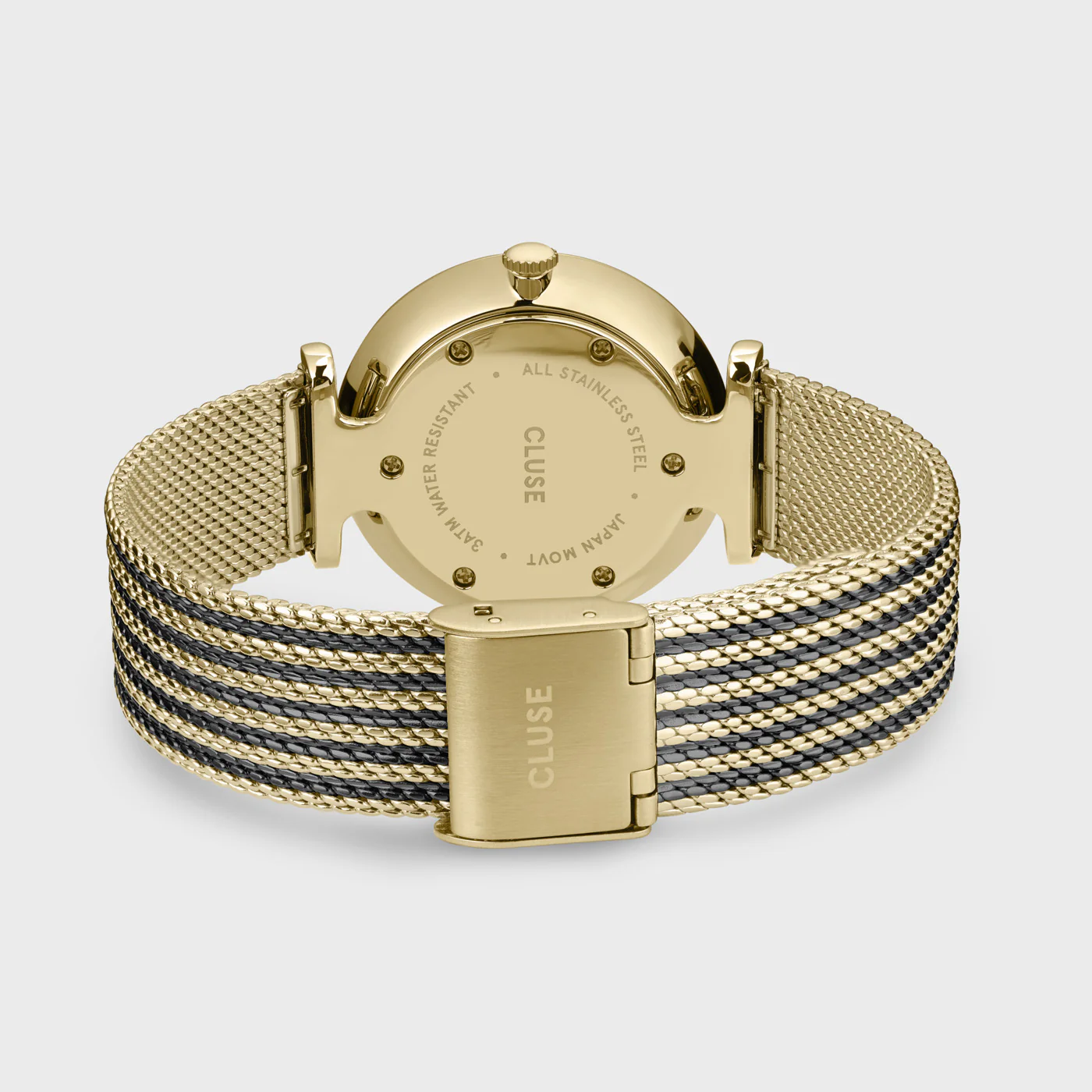Triomphe Watch Mesh, Black, Gold colour - Image 4