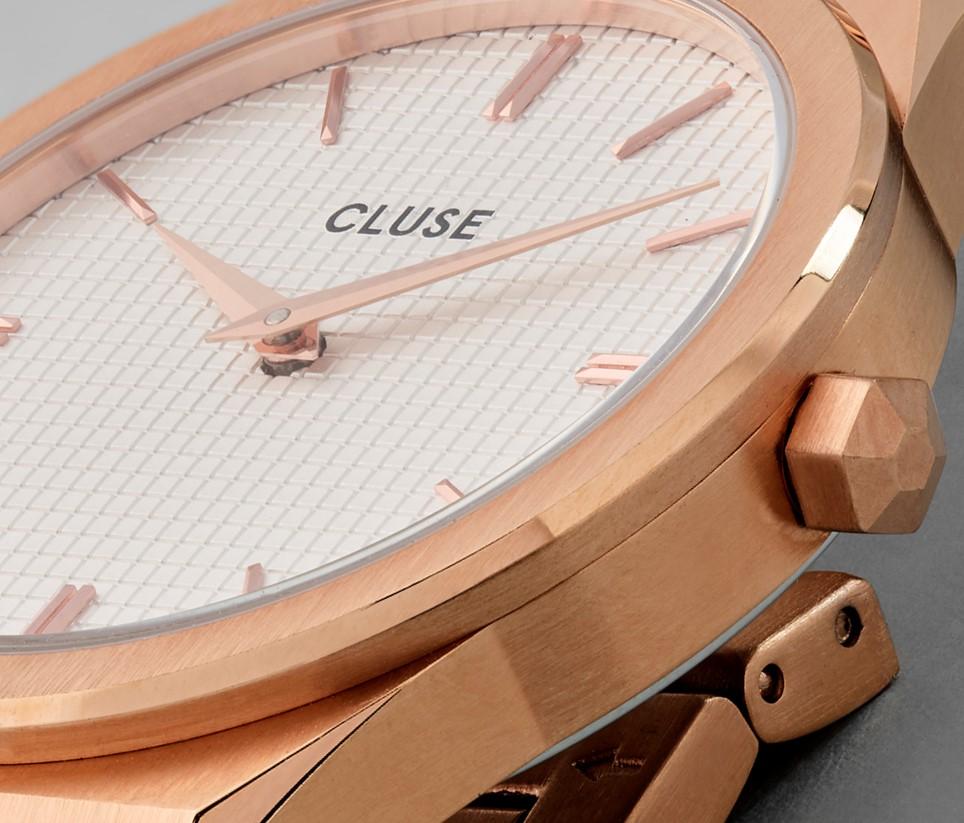 Vigoureux Watch Steel, White, Rose Gold Colour - Image 6