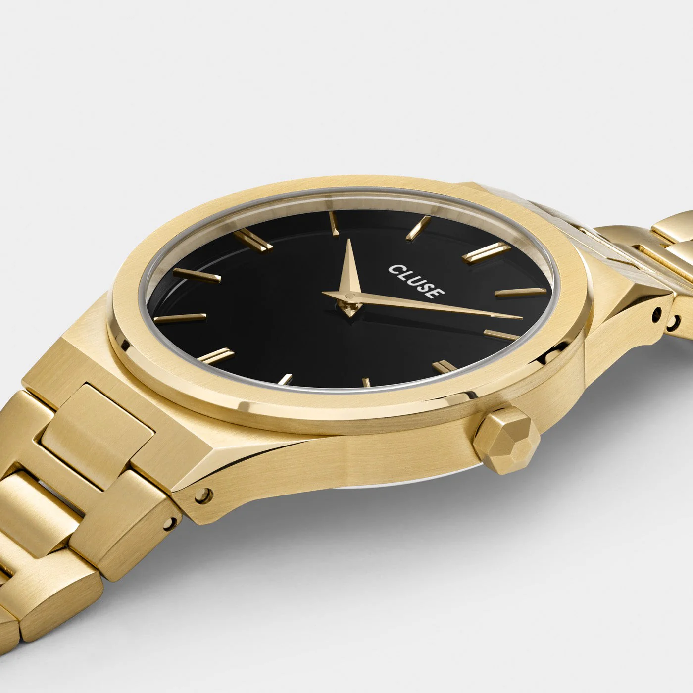 Vigoureux Watch Steel, Black, Gold Colour - Image 3